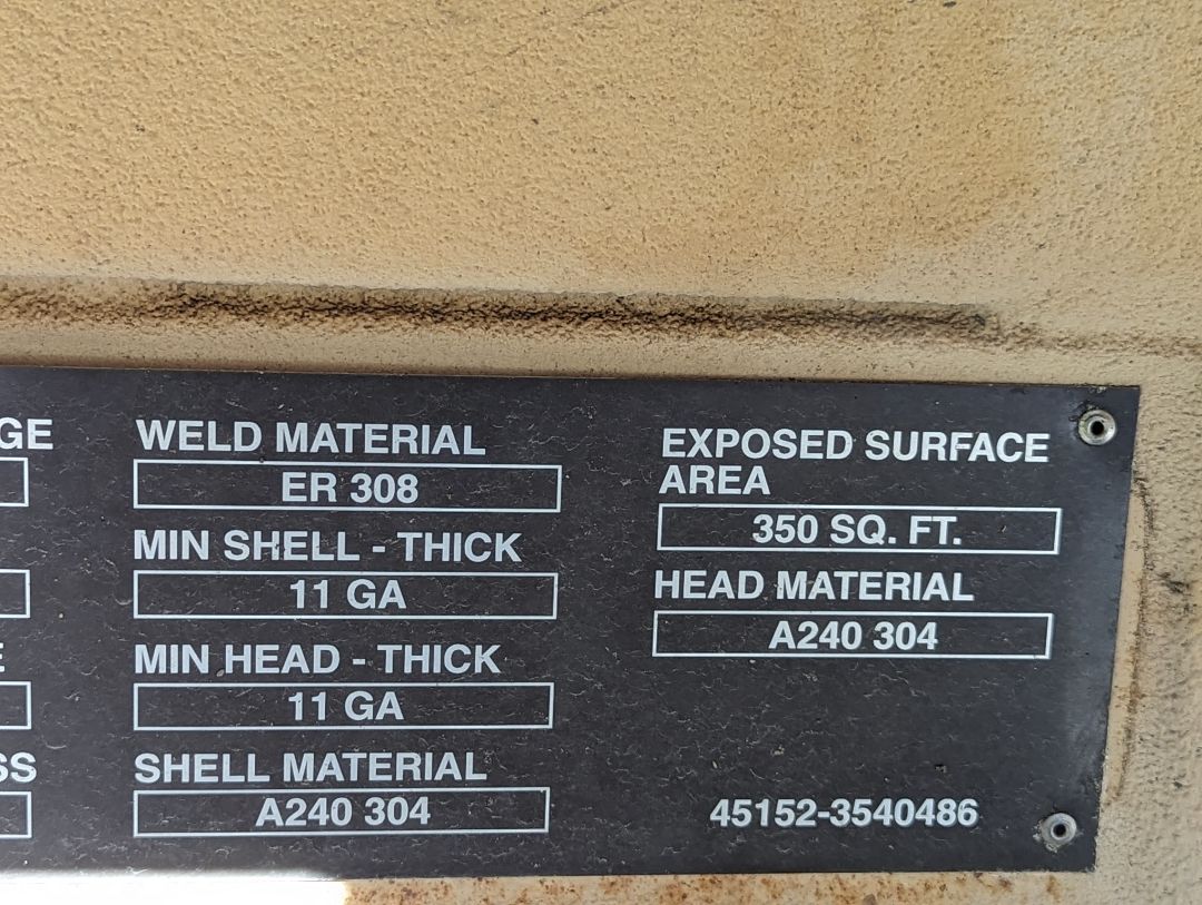 2020 OSHKOSH FRESH WATER TRUCK TANK - Image 5